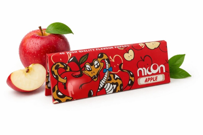 Cigaretové papírky značky Moon s příchutí jablka