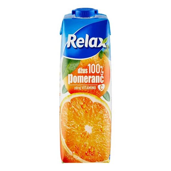 Relax Džus 100% pomeranč 1l