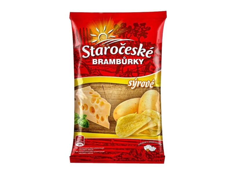 Staročeské brambůrky sýrové 80g