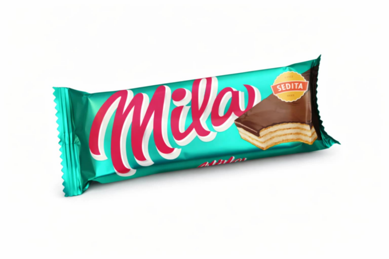 Sedita Mila Oplatky s mléčnou krémovou náplní v kakaové polevě 50g