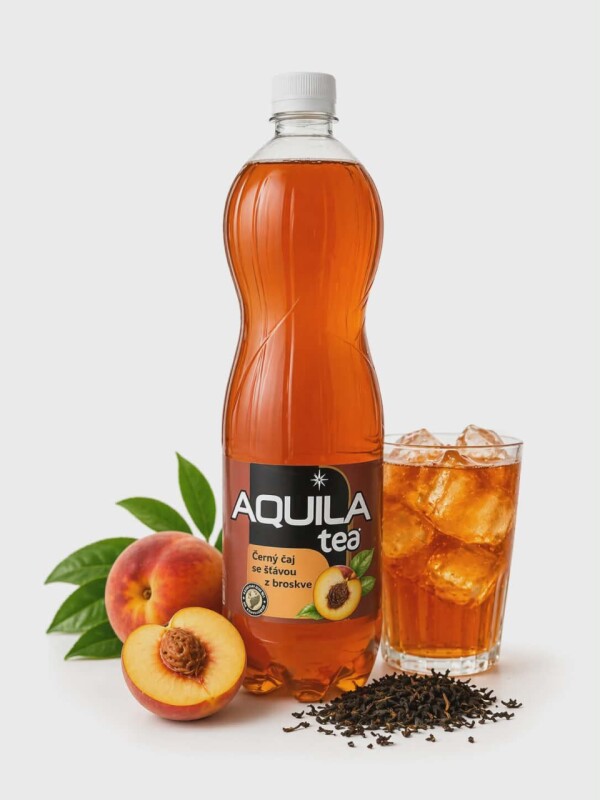 Aquila Tea Černý čaj s broskví 1,5L