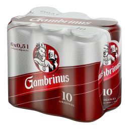 Gambrinus Original 10 Pack 6x500 ml