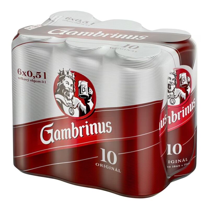 Gambrinus Original 10 Pack 6x500 ml
